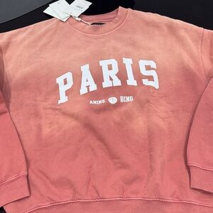 NWT Anine Bing Paris Sweatshirt